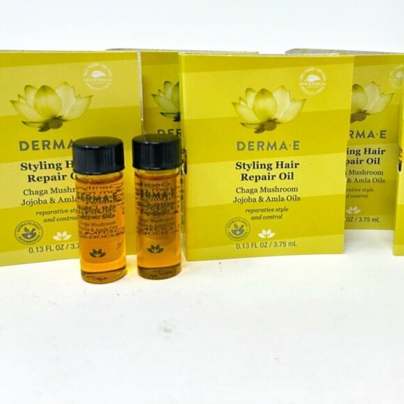 Derma E Hair repair oil with Jojoba and Amla Oil. 10 pack of .13oz bottles NEW - Picture 1 of 1